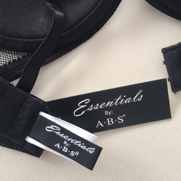 Essentials by A.B.S. Bra & Thong Matching Set - Picture 3 of 16